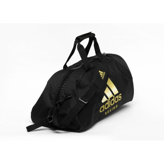 ADIDAS BOXING sports bag black/gold M