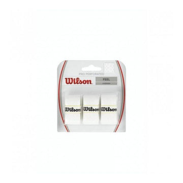 Wilson Pro Perforated Wraps 3 pcs white