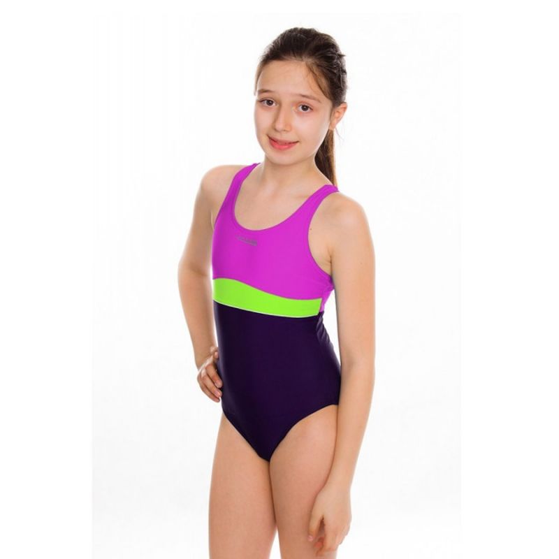 Aqua-speed Emily Junior Swimsuit Pink and Purple